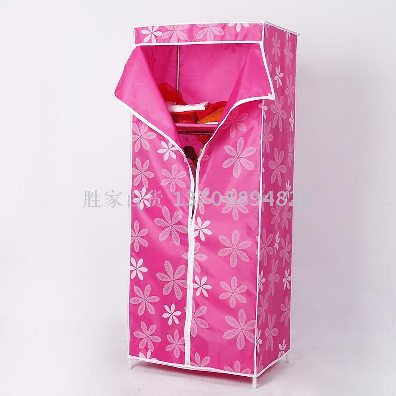 Dustproof Oxford Cloth Wardrobe Korean Version Combination Simple Clothes Overall Zipper Single Storage Cabinet Application Scenario