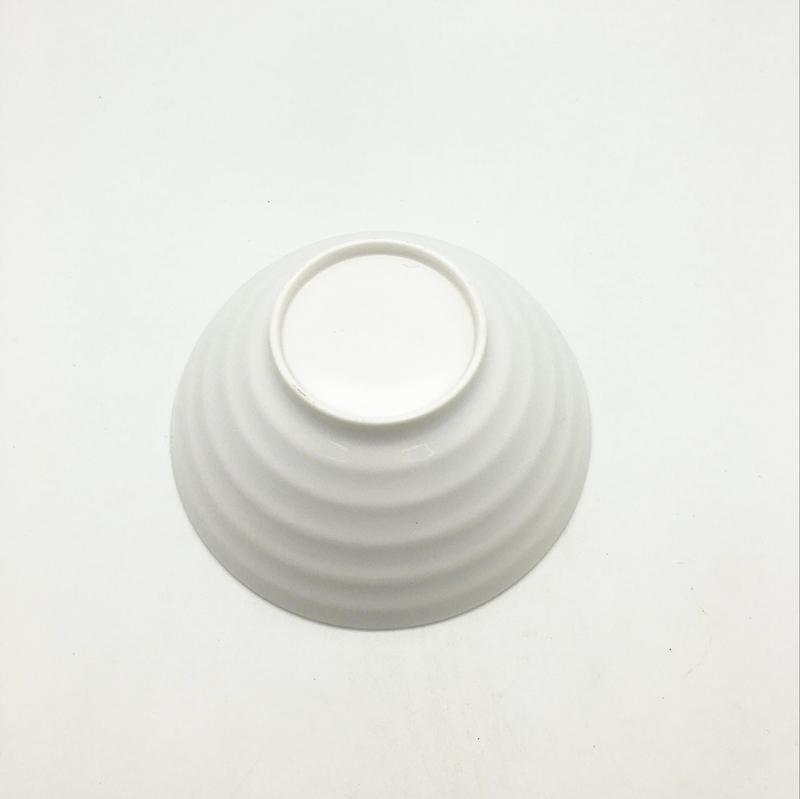 Sunshine Department Store's imitation porcelain white threaded tableware bowls, household patterned large bowls, rice bowls, porridge bowls and soup bowls Specification image