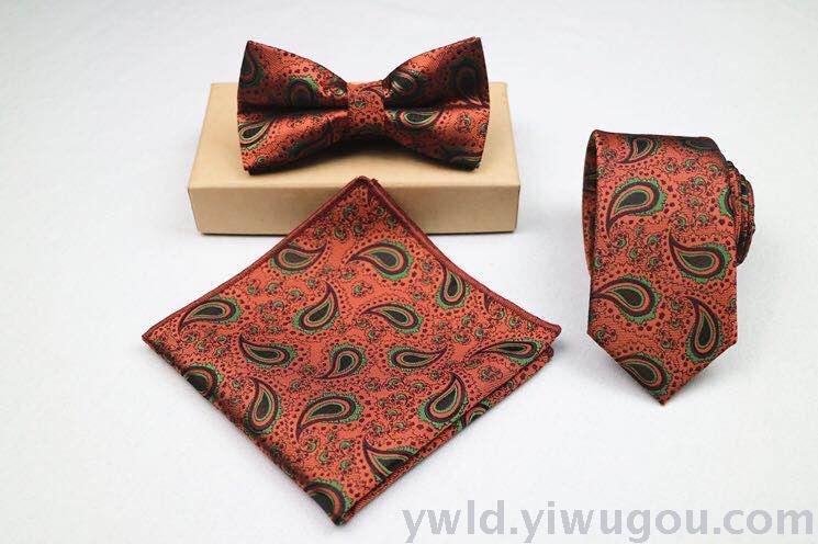Tipo de orden hombre novio mejor hombre show vestido floral color corbata pajarita pañuelo de bolsillo details Picture