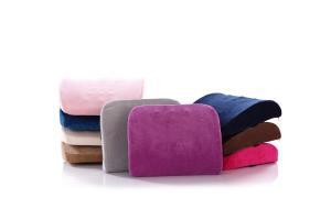 Factory wholesale, car office, student memory foam massage lumbar support, velvet fabric, comfortable, bright and breathable