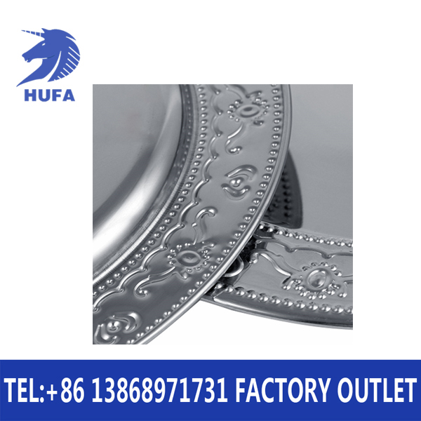 Stainless steel empress plate, round mirror plate, craft plate, hookah plate, stainless steel plate factory direct sales Application Scenario
