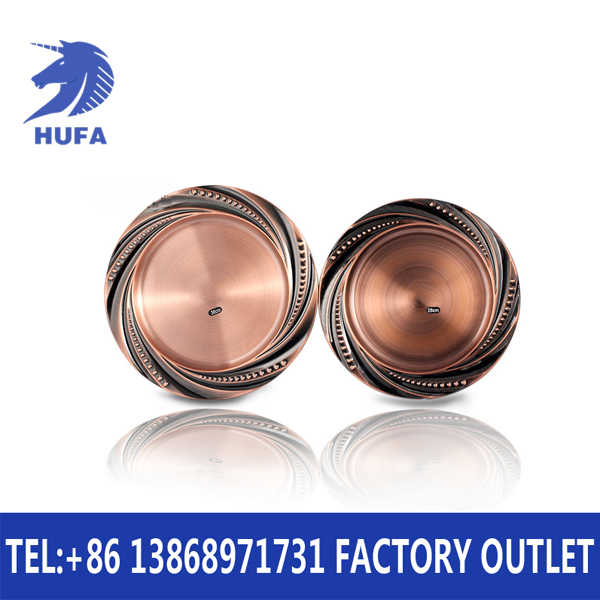 Mutual rose gold pearl plate, stainless steel red copper plate, craft plate, hookah plate, stainless steel plate Specification image