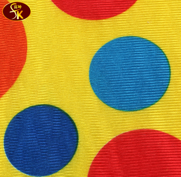 In stock, best-selling printed warp knitted fabric, fully polyester warp knitted plain fabric, knitted mercerized fabric, can be processed with silver/gold hot stamping details Picture