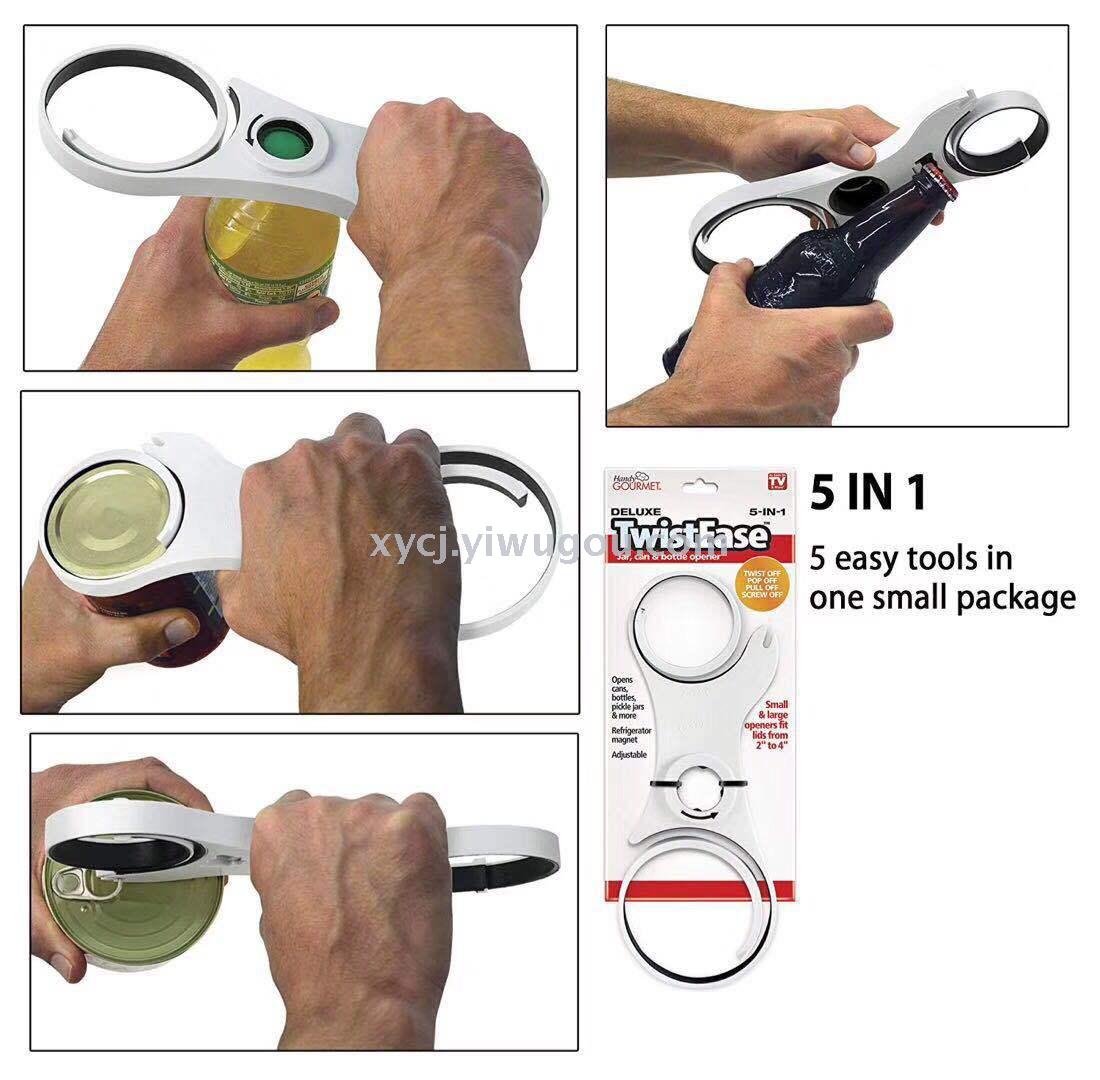 Can Bottle Opener 5-in-1 TWiSTEase Multi-function 5-in-1 Cap Opener Opener Amazon explosion