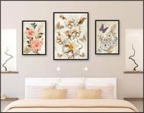 New triple picture frame series home decorative painting vase decorative stickers