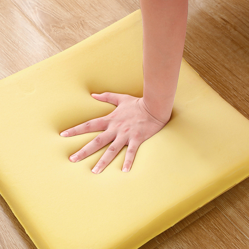 Cotton and linen digital printed seat cushion, high resilience memory foam anti-slip seat cushion, chair cushion, tatami cushion Specification image