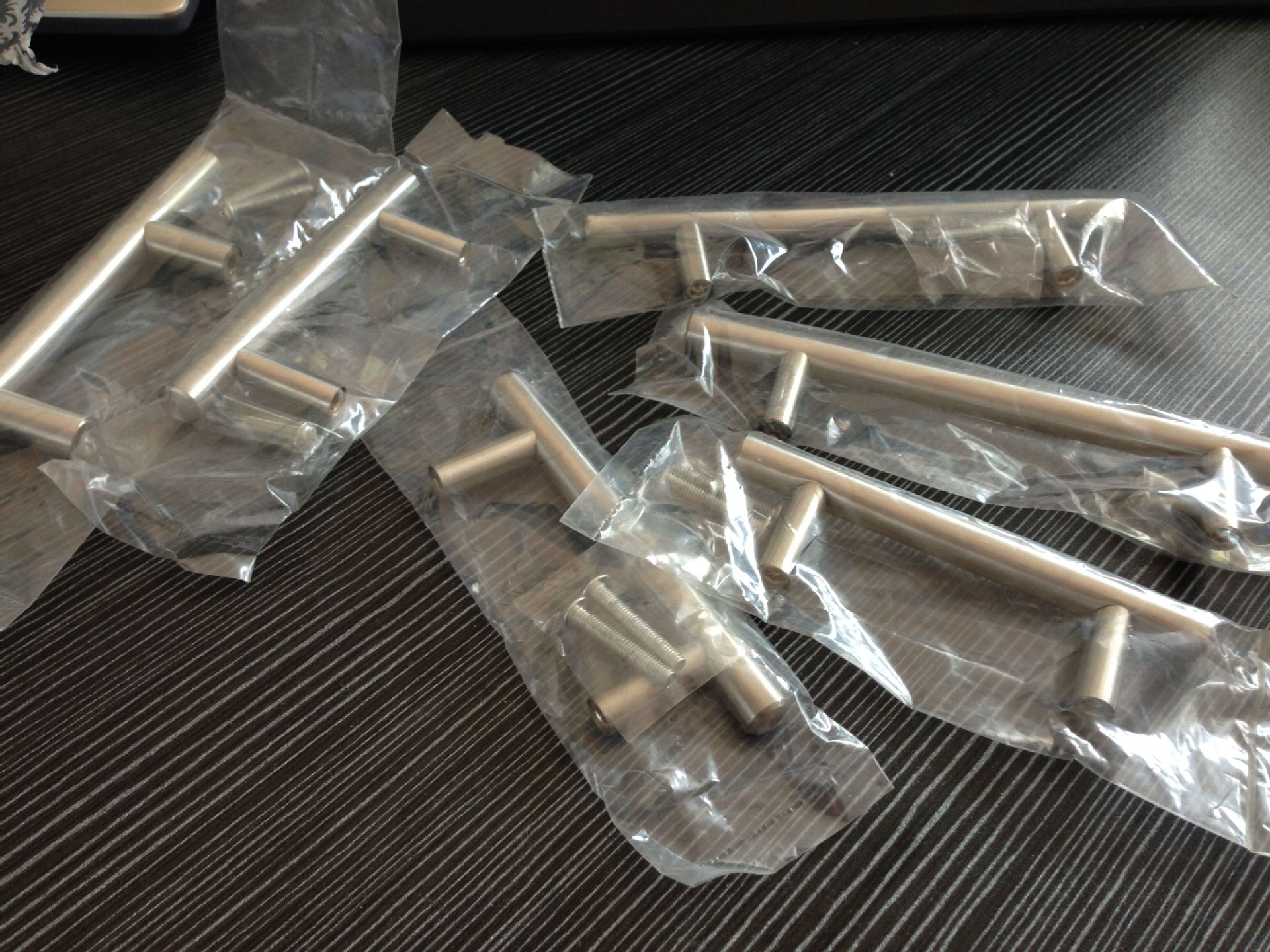 12mm T-shaped solid stainless steel drawer small handle, simple cabinet handle, furniture hardware wholesale handle Specification image