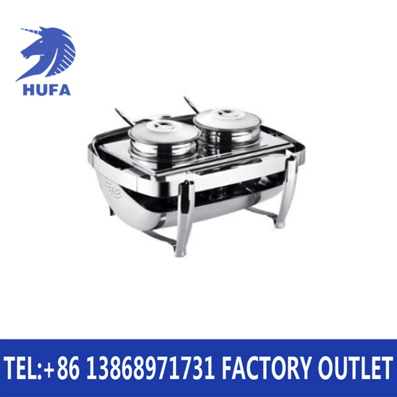 Hotel supplies: Sheep horn self-service double soup stove, visible full flip cover, Bufei stove, electric heating