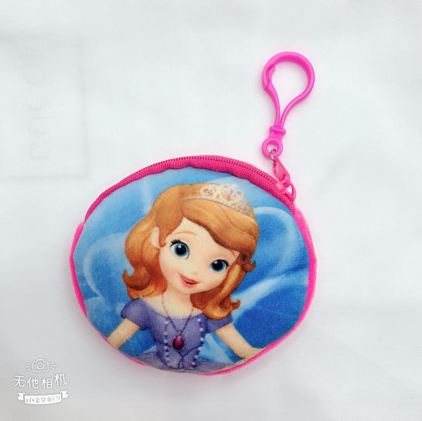 Plush wallet, coin purse, printed wallet, 10cm border wallet, Sophia wallet Specification image