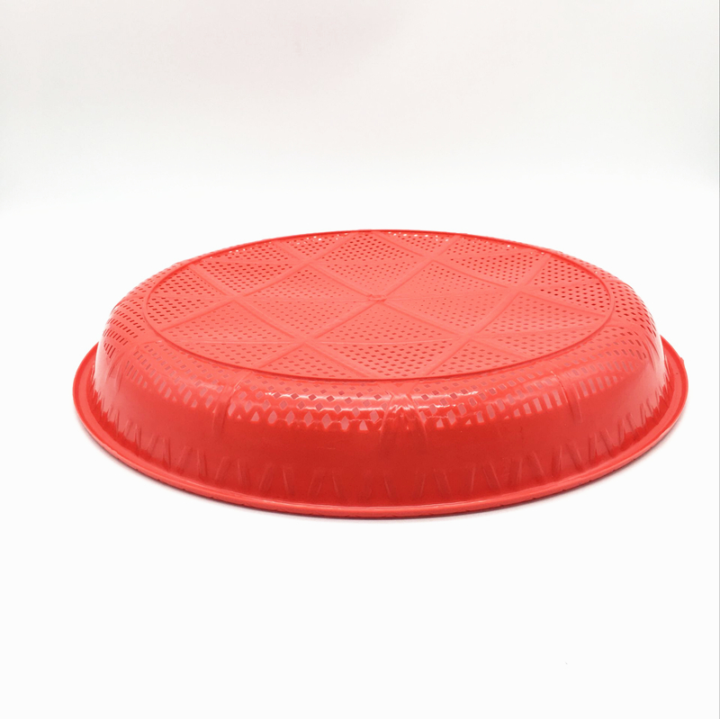 Sunshine Department Store red rice sieve, household plastic flour sieve, thickened round sieve, multi-purpose drying sieve Specification image