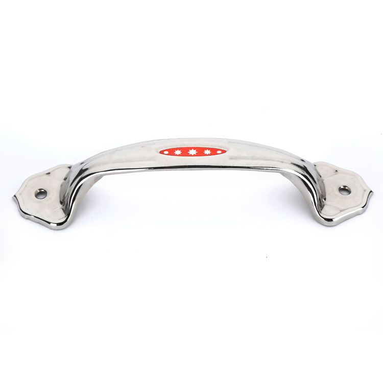 Factory wholesale 4.5.6-inch stainless steel 304 five-pointed star patterned handle, door and window cabinet door hardware accessories handle Specification image