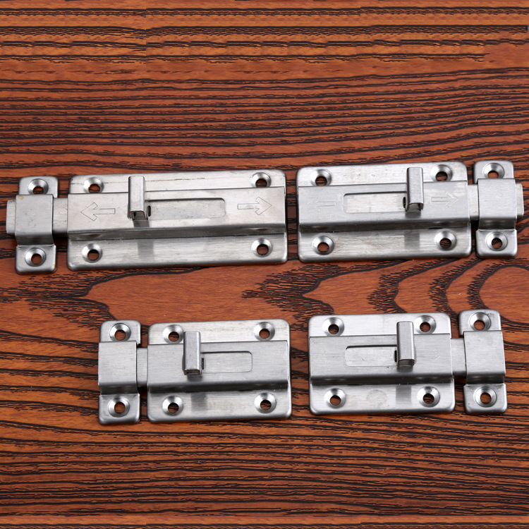Manufacturers wholesale stainless steel double-head latch home bedroom door latch door door hardware accessories deadbolt