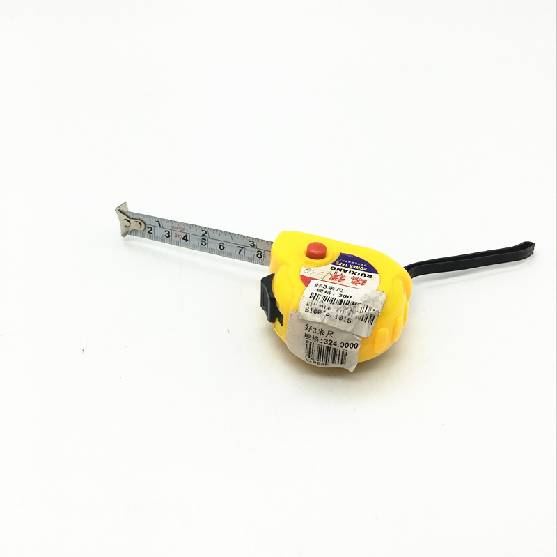 Sunshine Department Store's 3-meter bagged tape measure can be hung and inserted into the waist. Construction workers measure the telescopic tape measure Specification image