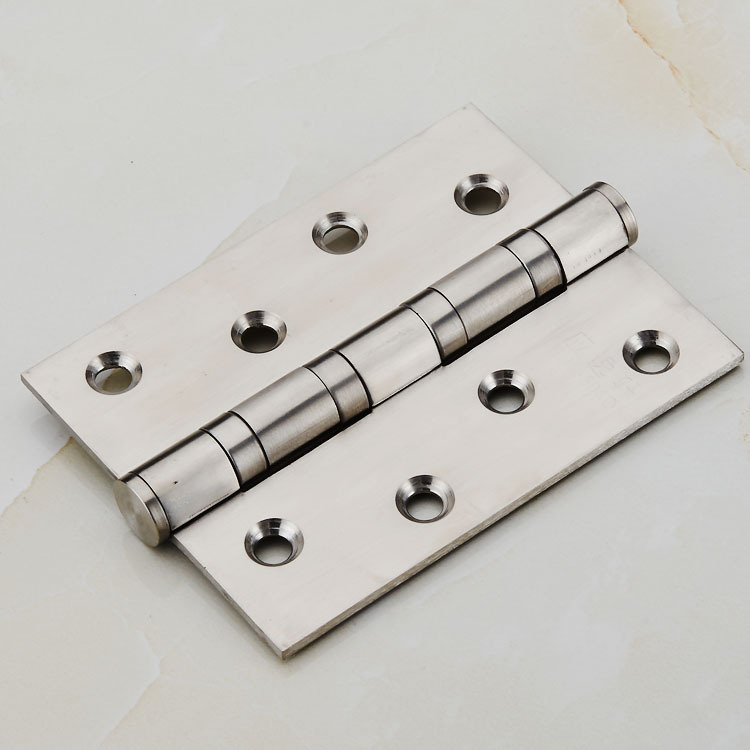 Hardware stainless steel hinges, flat hinges, bearing hinges, 4-inch 3.0 stainless steel details Picture