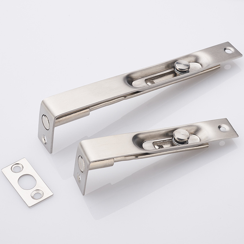 Box insert stainless steel latch box type world hidden latch mother door to open the door lengthening 6 inch hidden latch wholesale