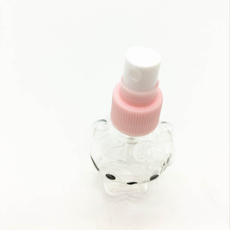Sunshine Department Store's bagged pink bear spray bottle, travel portable cosmetics, portioned bottle, press spray bottle Specification image