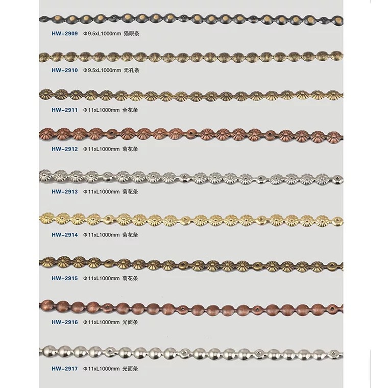 Direct sales of furniture and sofa hardware accessories with bubble nails, long strips and row strips from a powerful manufacturer Specification image