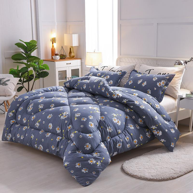 2016 popular frosted print Warm Winter quilt Warm Down comforter Single double autumn winter comforter