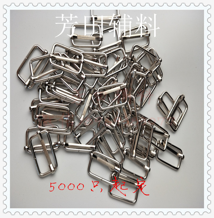 25内径白色铁丝三挡拉芯日字扣调节扣详情图4