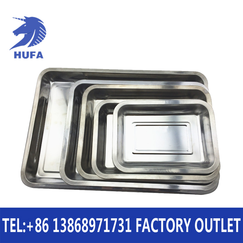 Japanese-style square tray, thickened and deepened stainless steel deep square tray, baking rectangular tray, baking tray rectangular Application Scenario