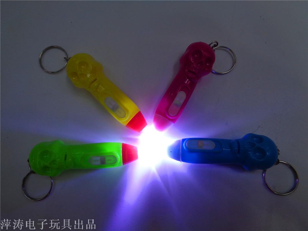 Children's toys, ghost head keychain lights, free gifts, LED night lights, illuminated street stalls, direct sales from the manufacturer Specification image