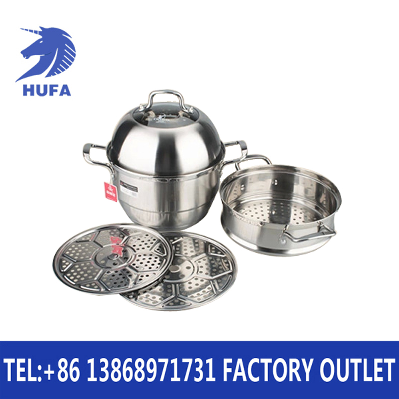 New product on the market! Multi-layer thickened soup steamer, with steaming slices in the steamer and a double-bottom design, is selling well all over the Internet. If you don't buy it, you might miss the enjoyment of family cuisine!