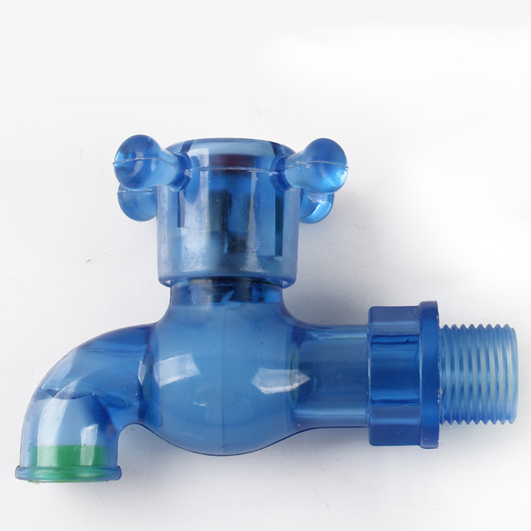 PVC plastic faucet ball valve cross handle plastic faucet, plastic PP cold water faucet
