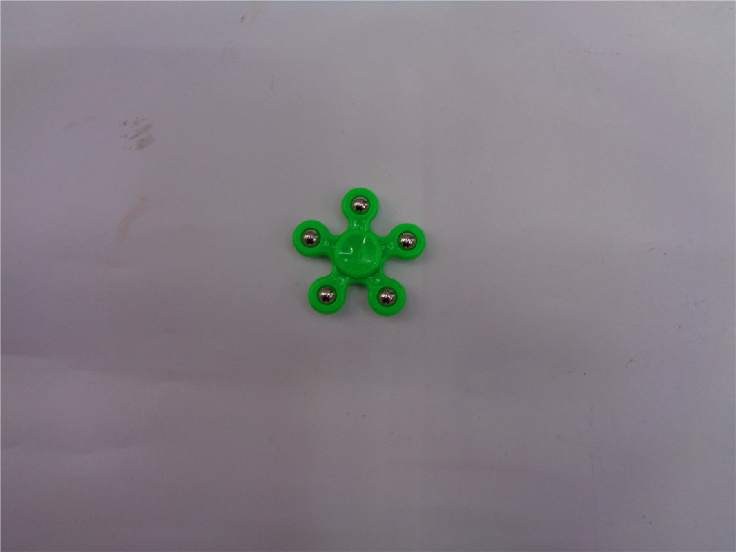 Yiwu children's plastic toy five-bead gyroscope, gift, mini gyroscope, street stall supply, factory direct sales details Picture