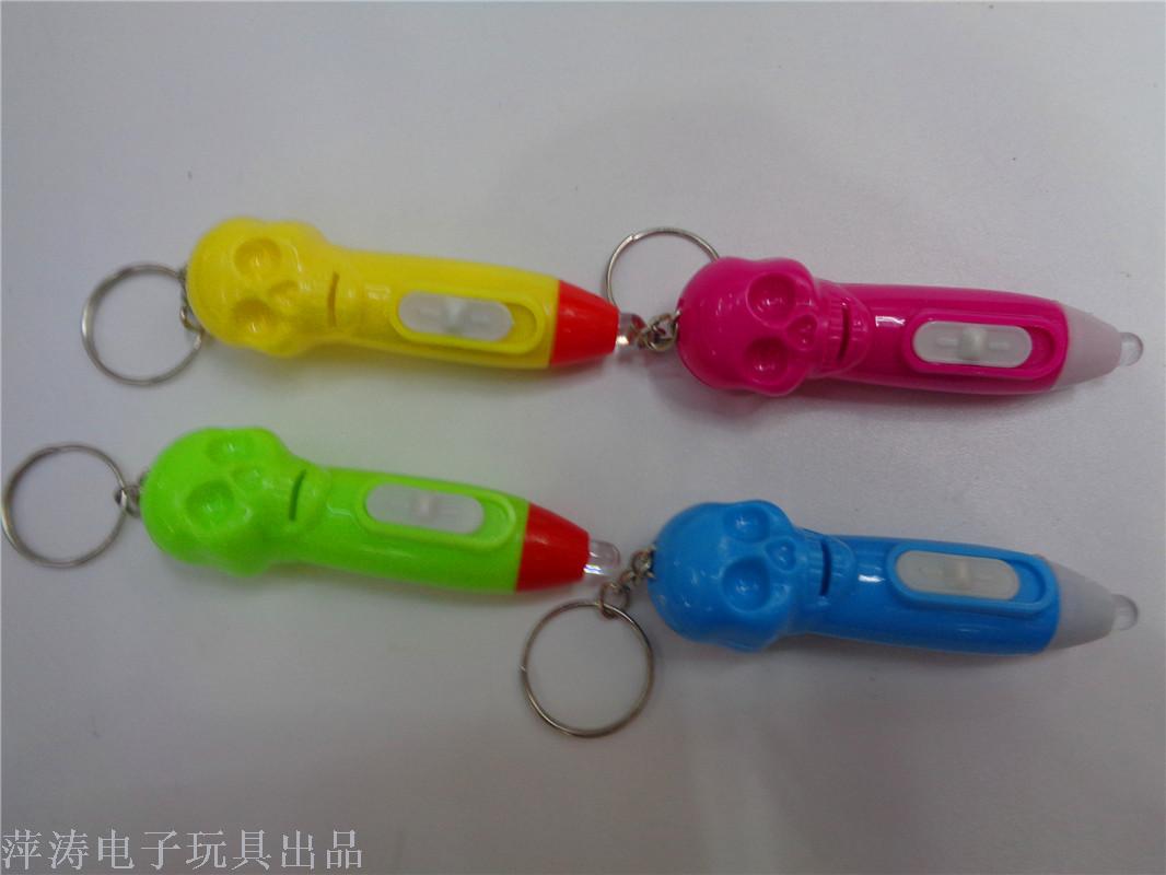 Children's toys, ghost head keychain lights, free gifts, LED night lights, illuminated street stalls, direct sales from the manufacturer details Picture