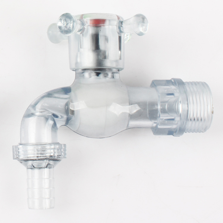 Semi-transparent plastic faucets, plastic spouts, plastic PP cold water faucets, outdoor mops, pool spouts wholesale details Picture