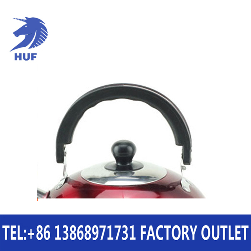 Color stainless steel whistling kettle, luxury flat-bottomed boiling kettle, whistling kettle, gift kettle, stainless steel magnetic color flat-bottomed hemispherical kettle, stainless steel pot body, uniform heating, quick boiling kettle, whistling kettle Specification image