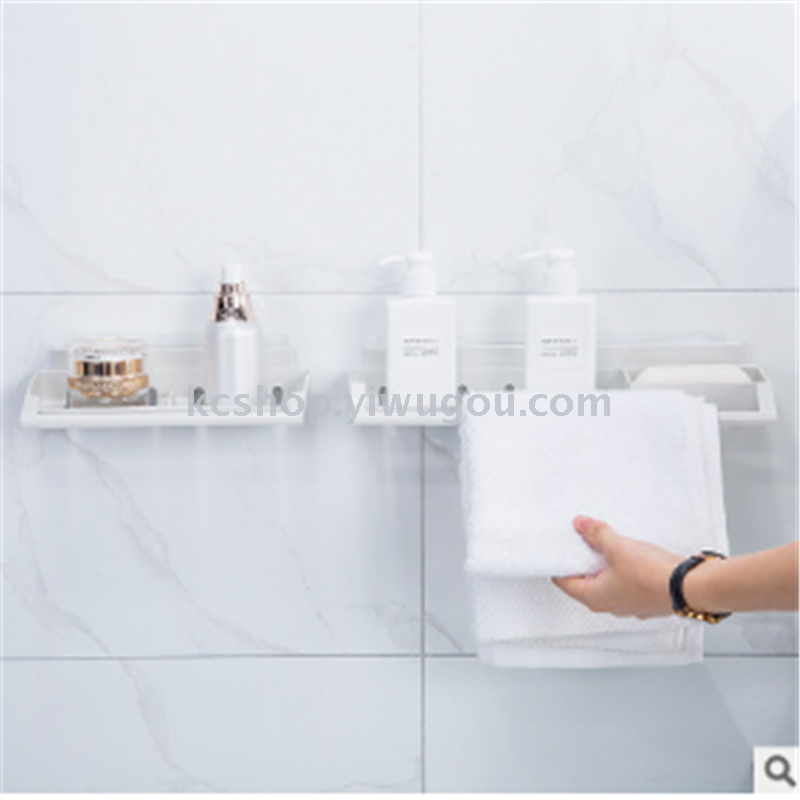 Seamless wall-mounted storage rack, bathroom towel storage rack Specification image
