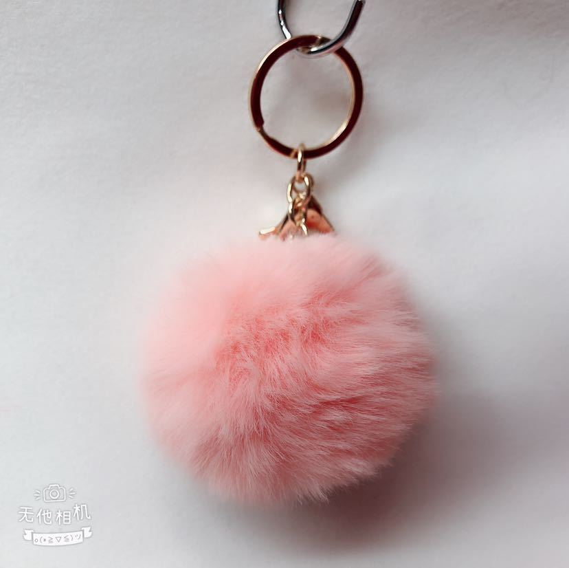Plush toy plush pendant, counterfeit rex rabbit hairball keychain, hairball pendant