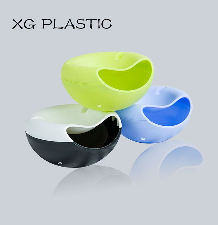 Lazy fruit tray Double layer melon seed tray dry fruit tray lazy people eat melon seed artifact mobile phone stand garbage can D2042102
