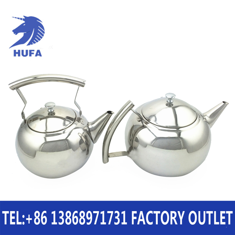 L1 1.5L2L stainless steel water kettle craftsmanship Pearl teapot with strainer, creative craft teapot, tea set teapot, spherical teapot, tea kettle with strainer, made of high-quality stainless steel material details Picture