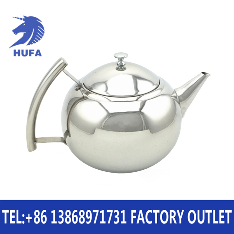 L1 1.5L2L stainless steel water kettle craftsmanship Pearl teapot with strainer, creative craft teapot, tea set teapot, spherical teapot, tea kettle with strainer, made of high-quality stainless steel material Specification image