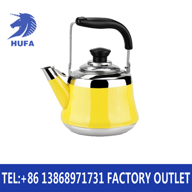 Stainless steel Fugui kettle, color electromagnetic special kettle, kettle with leakage, kettle with kettle, high-quality bakelite handle, better heat resistance, with filter holes, less likely to accumulate scale, tea kettle Specification image