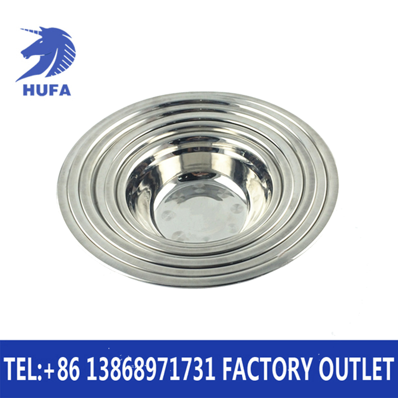 Stainless steel soup basins are essential deep stainless steel basins in the cafeteria Specification image