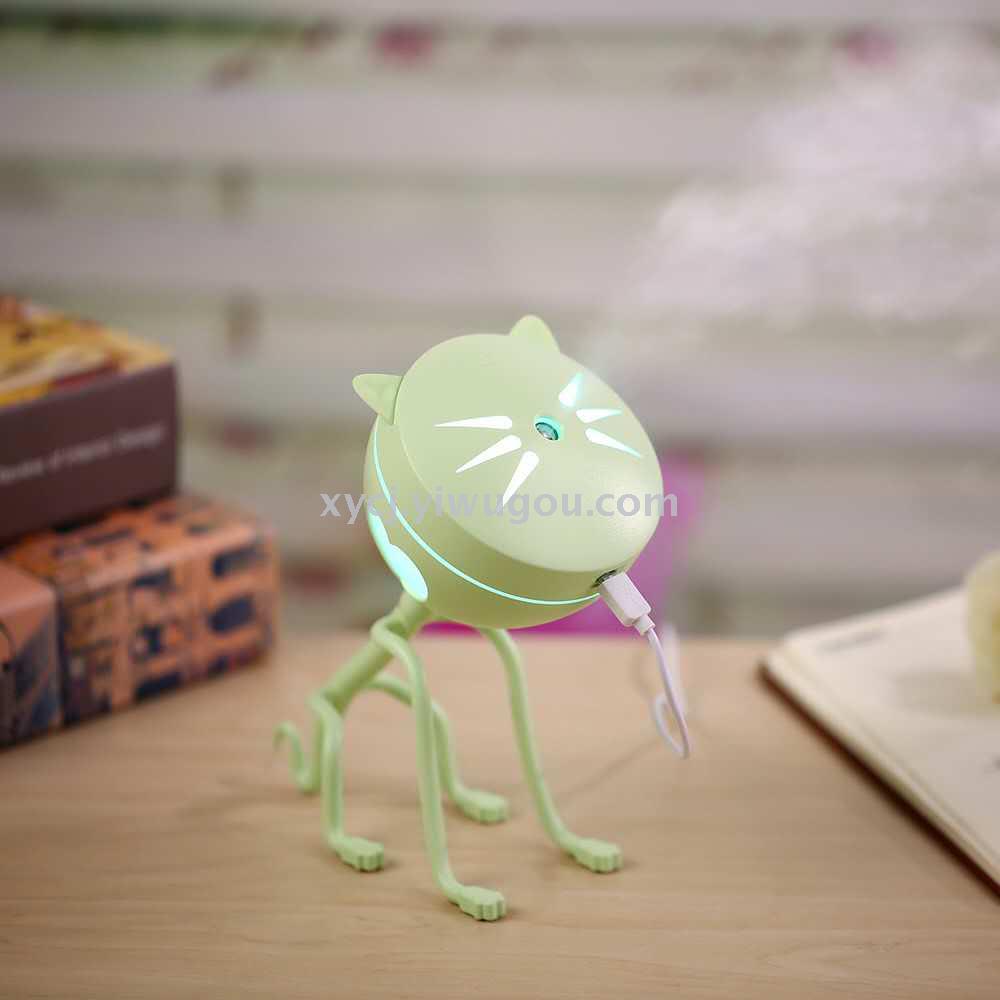 New creative and cute cartoon kitten humidifier, household ultrasonic atomization mini small USB humidifier details Picture