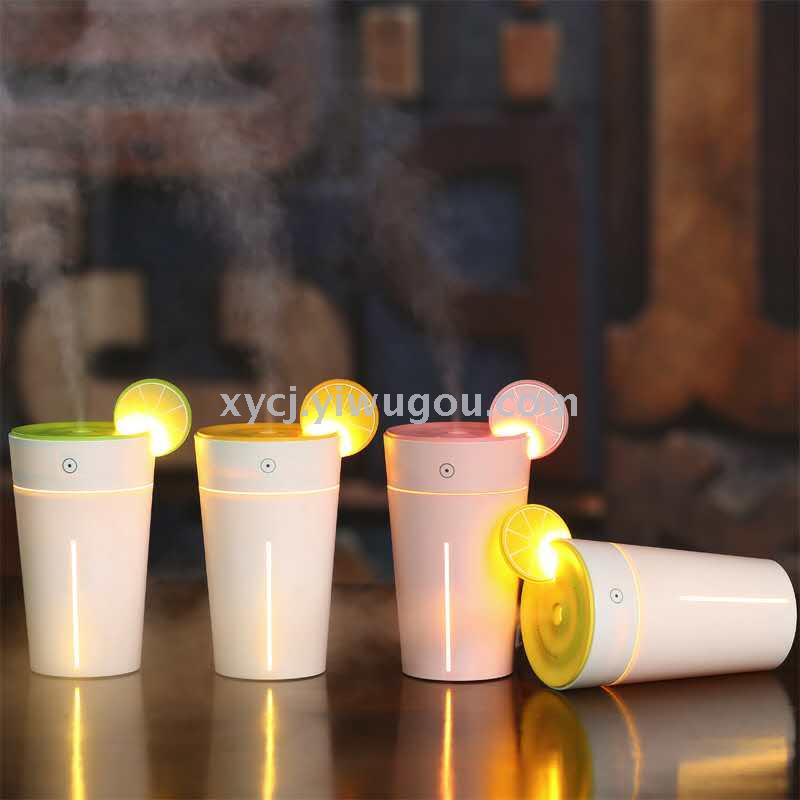Creative USB lemon Cup Mini Humidifier for Home and office Ultrasonic silent fruit lemon humidifier Application Scenario