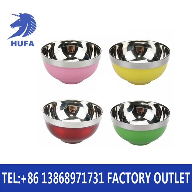 Stainless steel colored bowls and tableware, children's stainless steel tableware, kindergarten tableware procurement, children's bowls Application Scenario