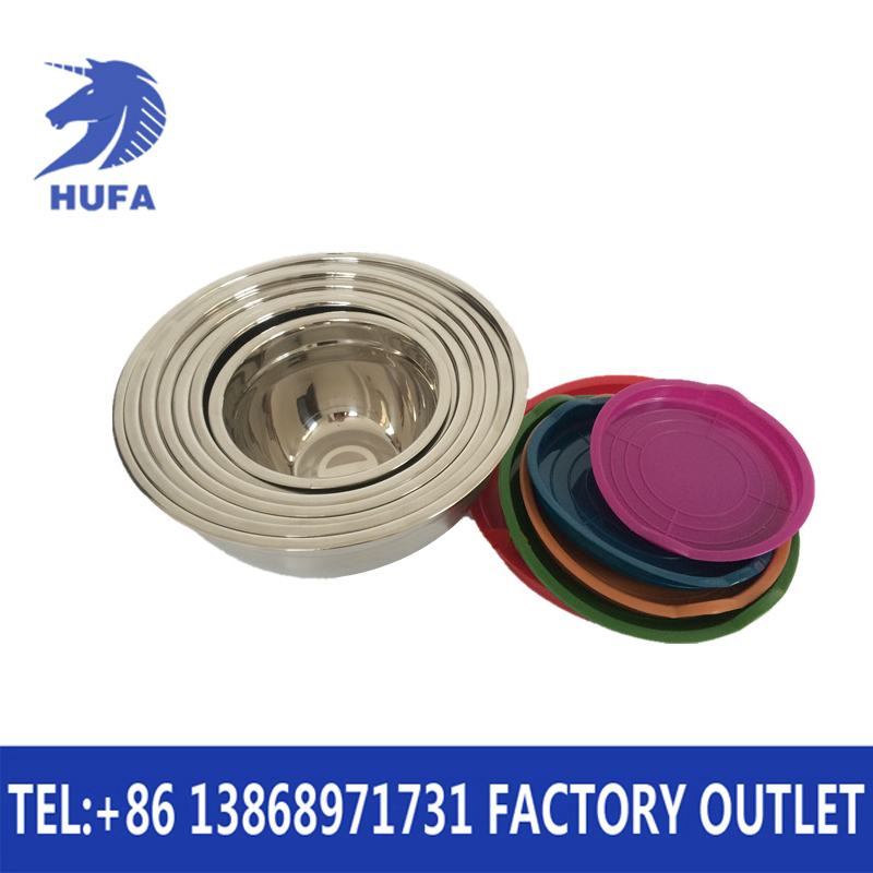 Silicone stainless steel egg beater with cover, salad bowl, salad bowl/baking tool set Specification image