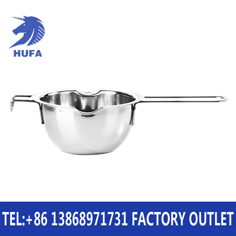 Hotel supplies 304 stainless steel chocolate melting bowl baking heating bowl Specification image