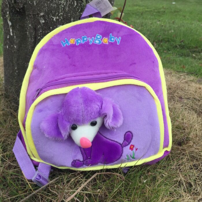 Plush schoolbag, cartoon schoolbag, backpack, Double Lala backpack, rabbit backpack Specification drawing