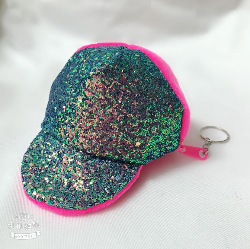 Pendant, coin purse, plush pendant, wallet, hat, wallet, baseball hat, bag, sequined toy