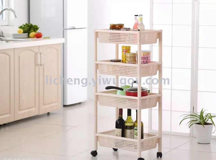 Plastic storage rack, storage rack, organizing rack, bathroom Application Scenario