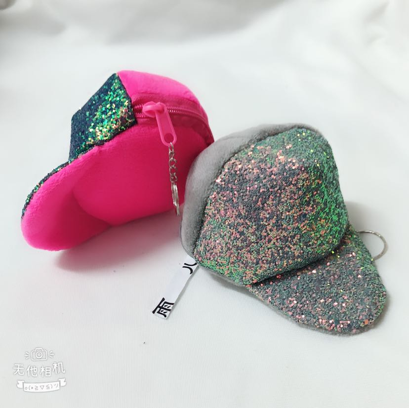 Coin wallet, plush wallet, hat wallet, sequined hat wallet Application Scenario