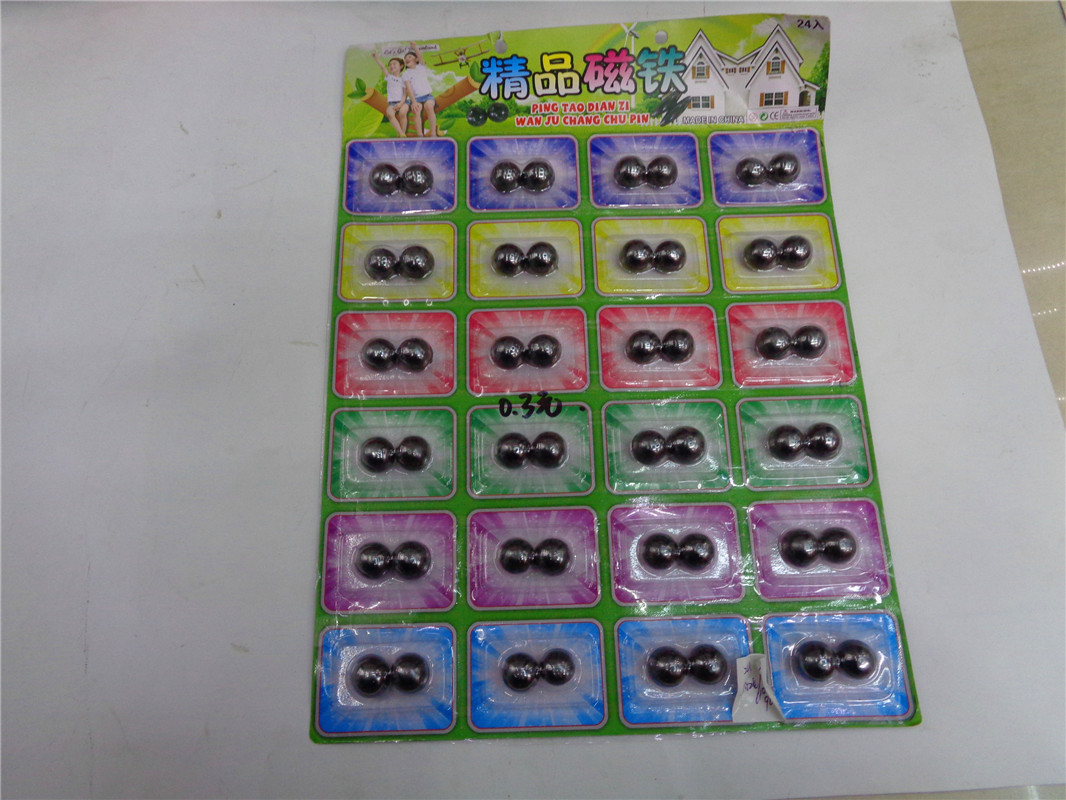 Yiwu children's gifts, toys, vacuum-formed magnets, rattlesnake small round balls, street stall supply, factory direct sales
