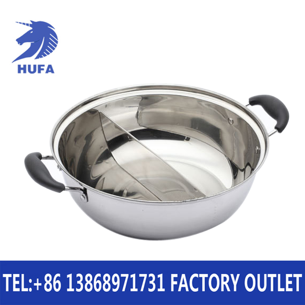 Stainless steel non-magnetic hot pot, double-base soup pot, induction cooker pot, kitchen cookware Application Scenario
