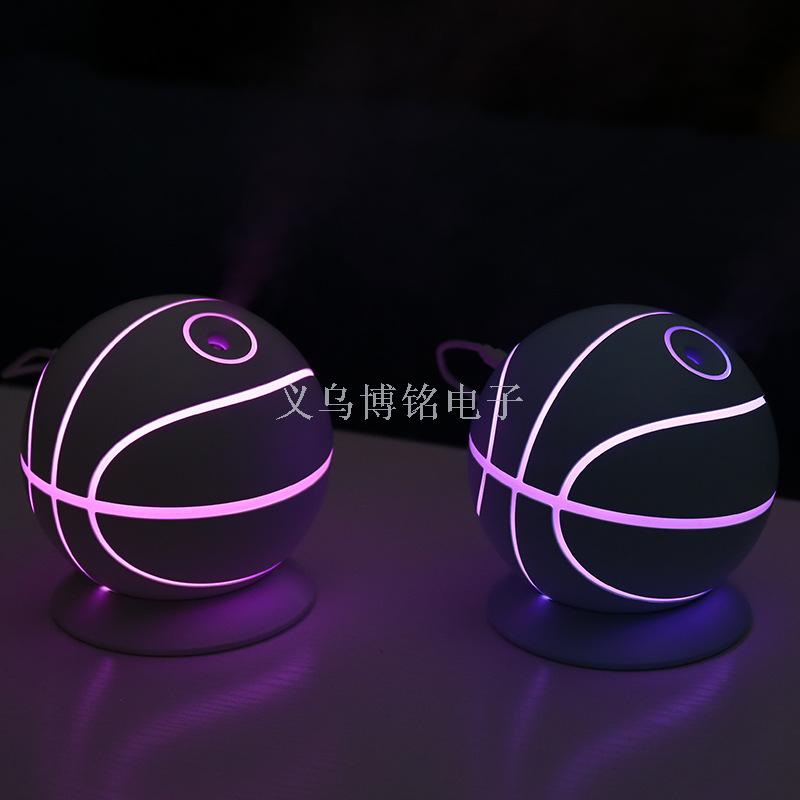 篮球加湿器 创意USB加湿器 桌面迷你加湿器 USB夜灯加湿器